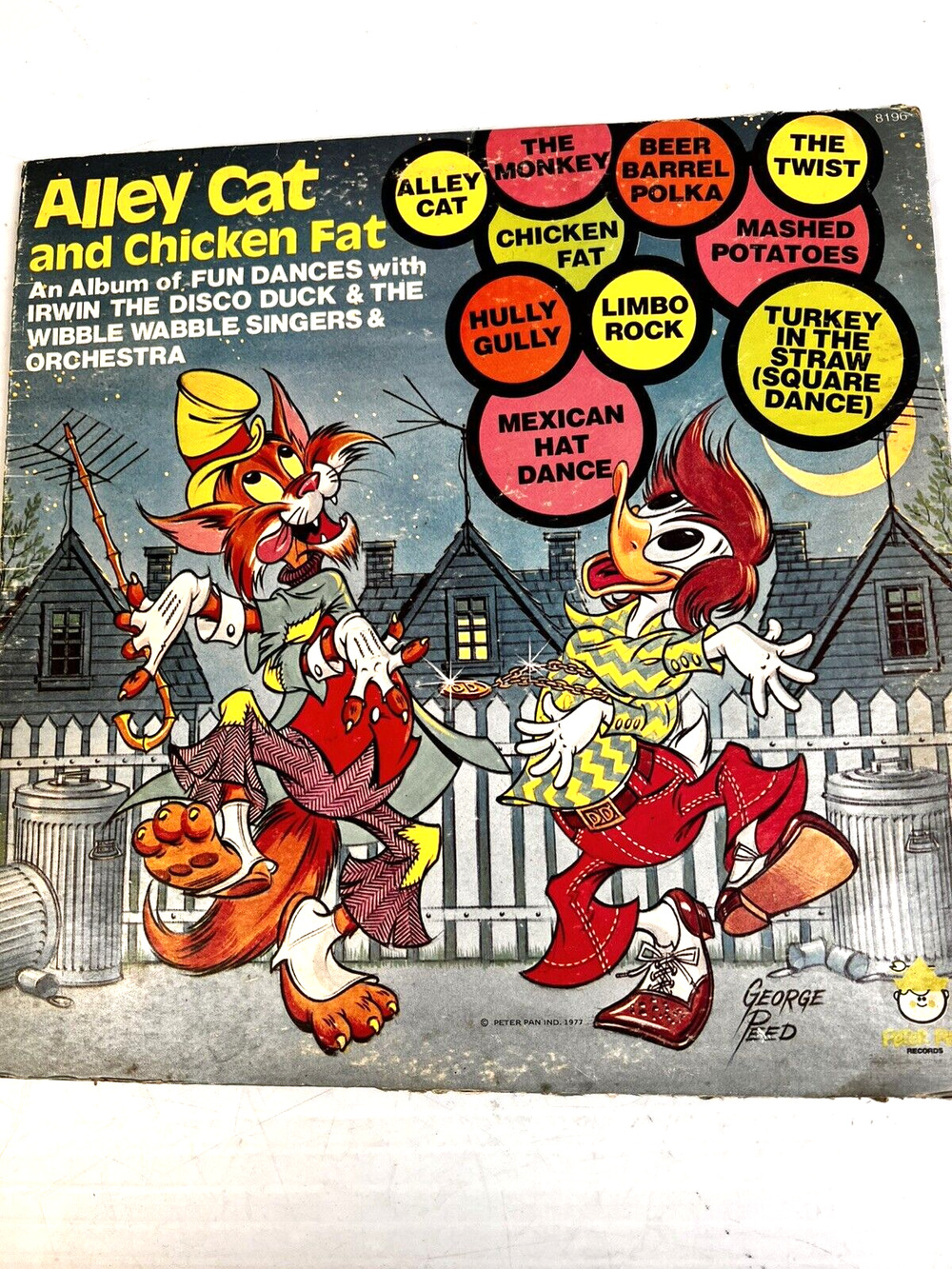 Alley Cat and Chicken Fat LP Album Dance Record 1977 Music Disco Duck Vinyl